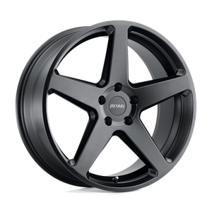 Petrol P2C 5X115 17X8 +40 SEMI GLOSS BLACK